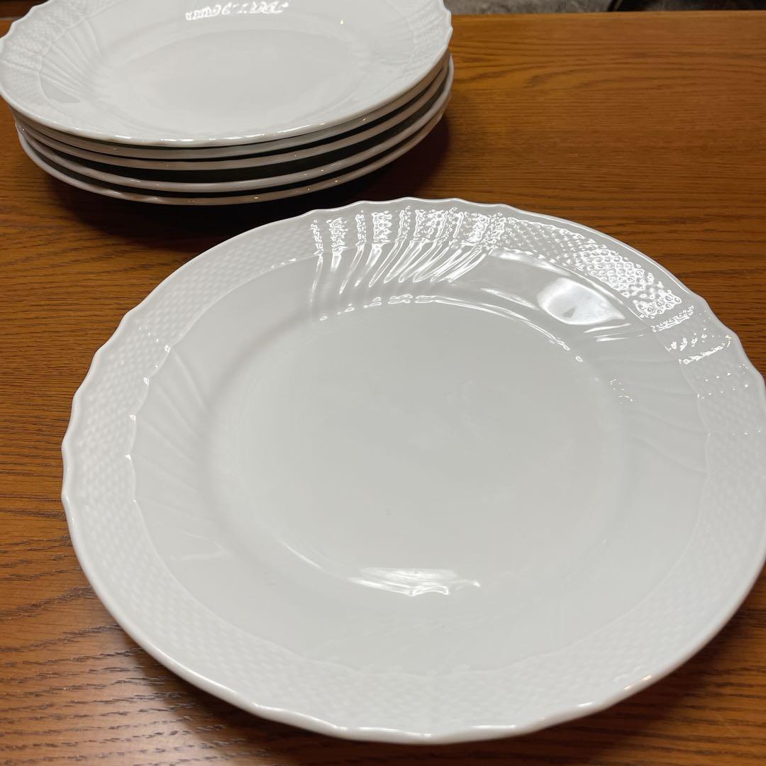 リチャードジノリ　ベッキオホワイト　ベッキオレバント ディナープレート 9枚