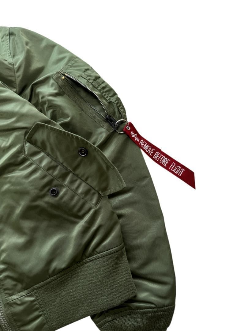 新品 未使用 ALPHA INDUSTRIES MA-1 アウター カーキ XL