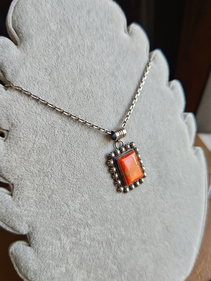 インディアンジュエリー◎ネックレストップ◎ランニングベアー◎STERLING