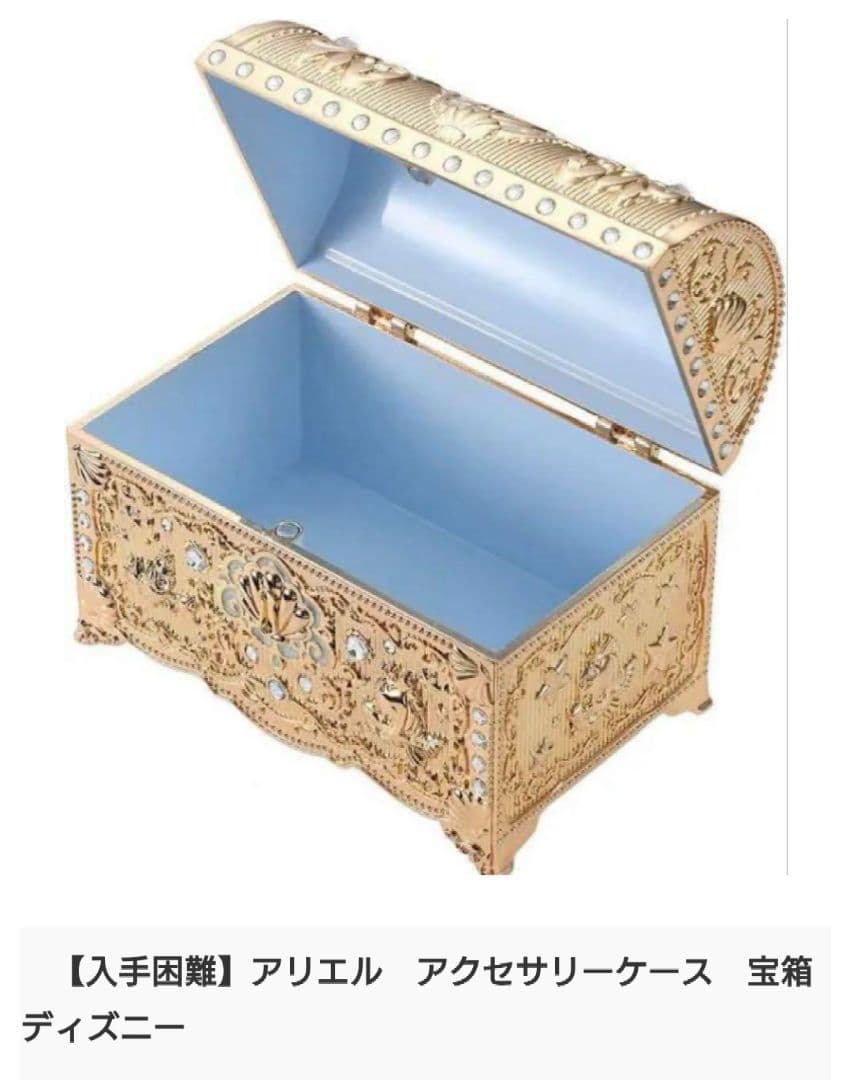 完売品！アリエル アクセサリーケース 宝箱