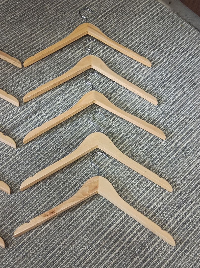八5929【美品】Levis リーバイス 木製ハンガー10本セット