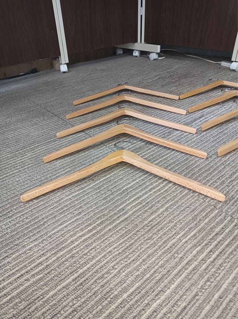 八5929【美品】Levis リーバイス 木製ハンガー10本セット