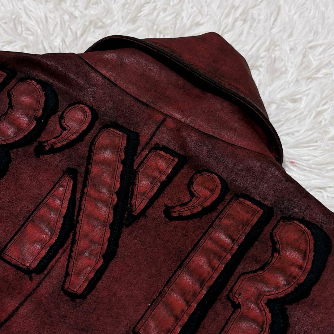 希少✨美品　ジャケット　ヴィンテージ　00s　　スカル　コットン　ロック　個性派