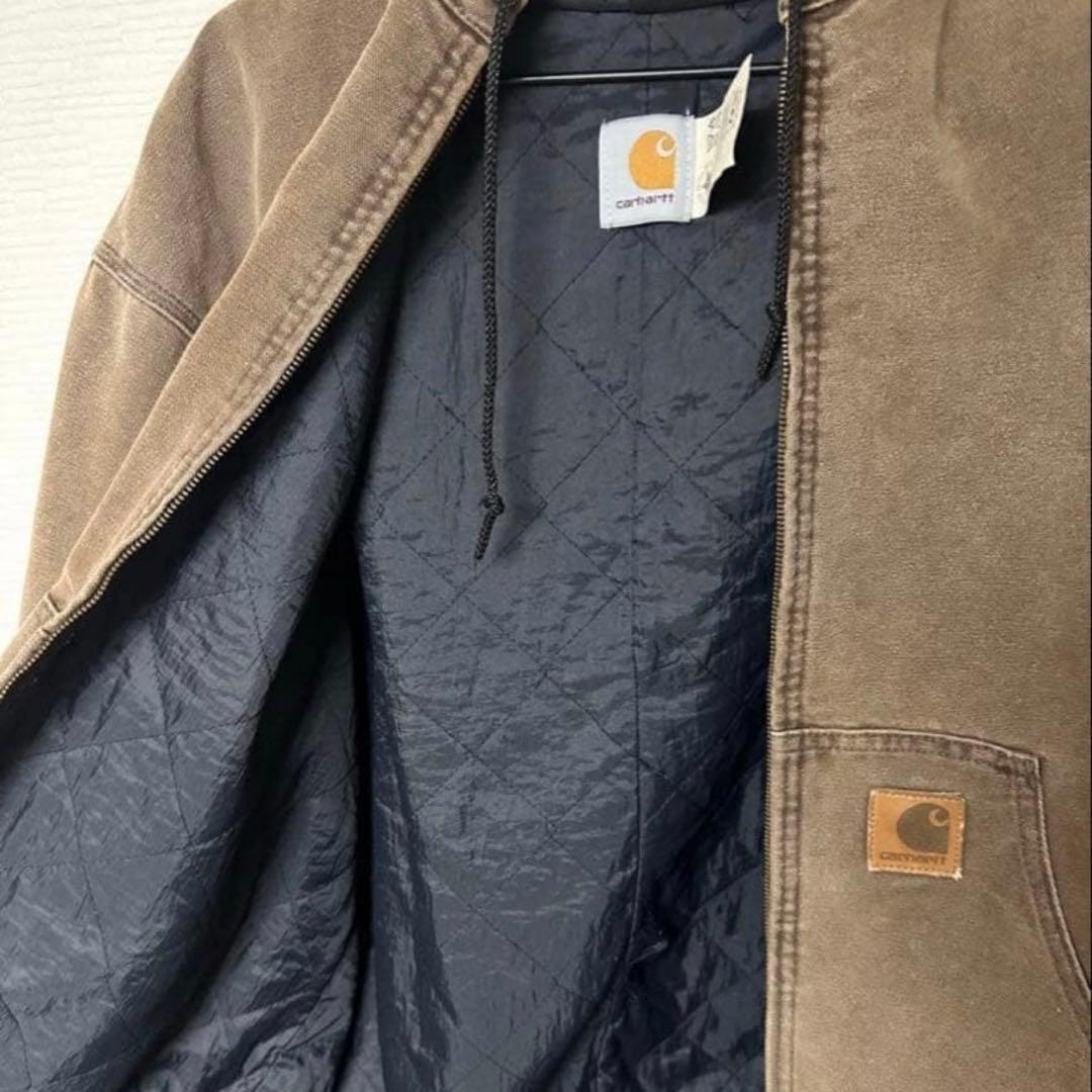 竹*様 Carhartt アクティブジャケットパーカー ダック地アメリカUSA
