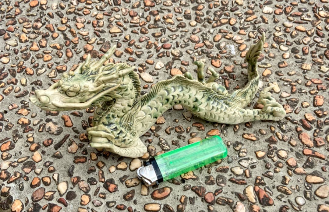 ma~ha　龍　森に棲む白竜【作家物】