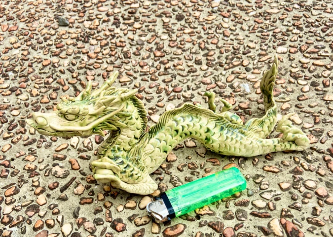 ma~ha　龍　森に棲む白竜【作家物】