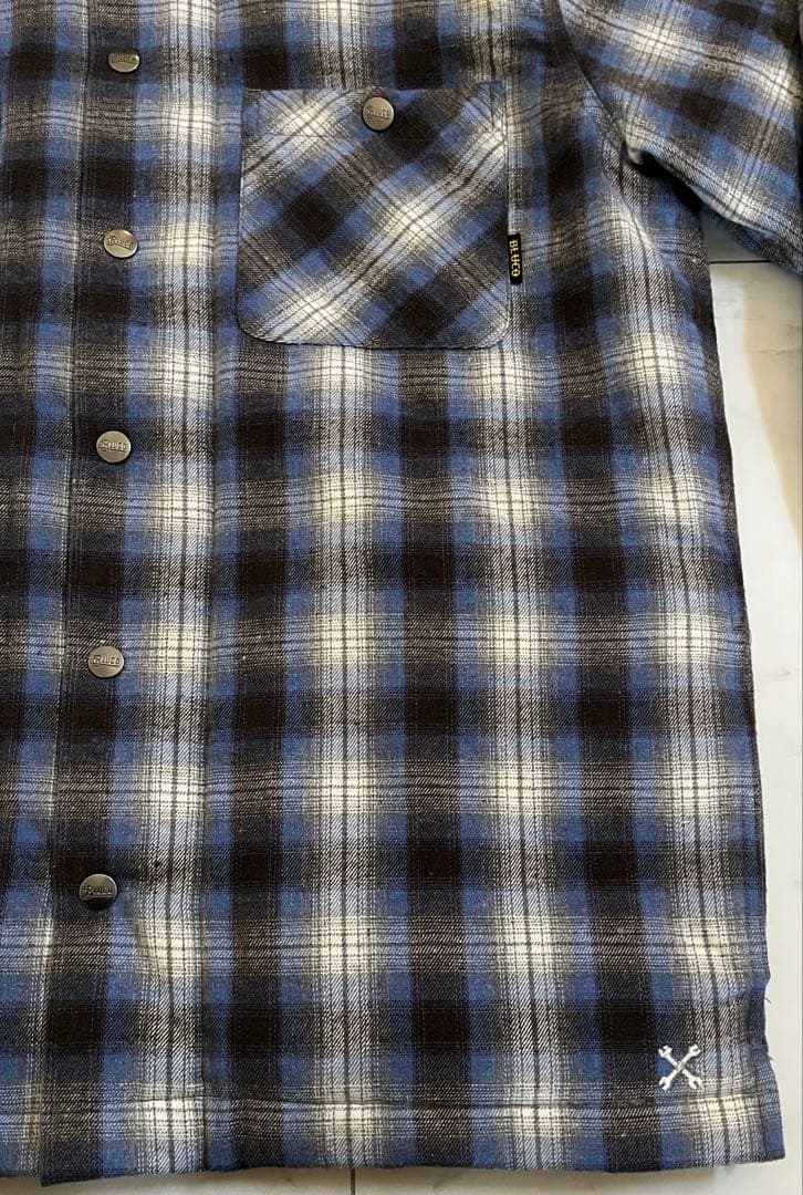 ブルコ THINSULATE キルティング ネルシャツ　フラットヘッド RATS