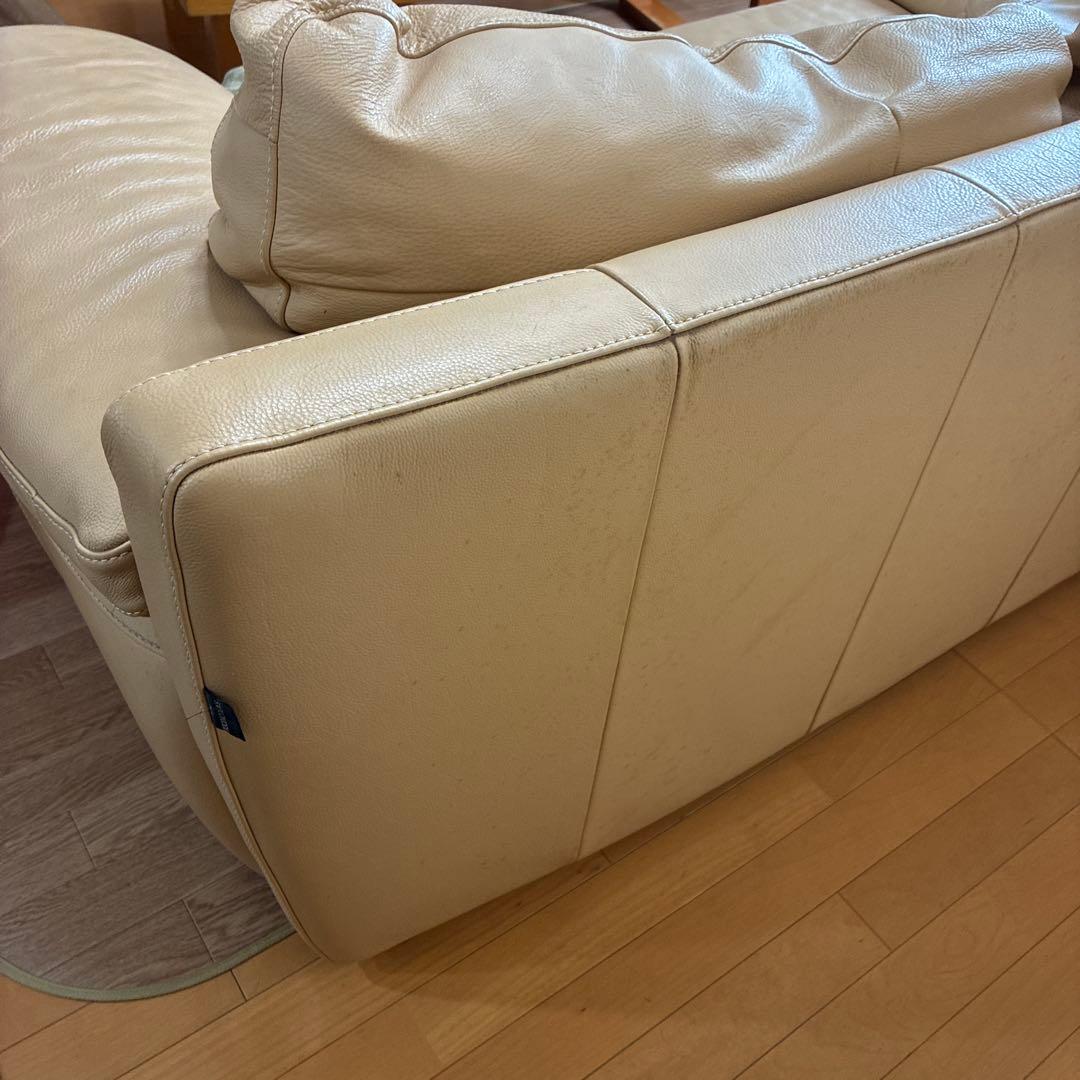 S'ACCOMODI イタリア製 ビックソファー ベージュ サコモディ　本革