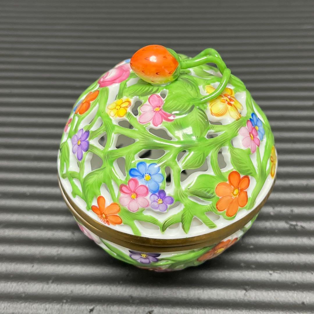 ヘレンド　ＨＥＲＥＮＤ　ボンボニエール　透かし ボンボン入れ