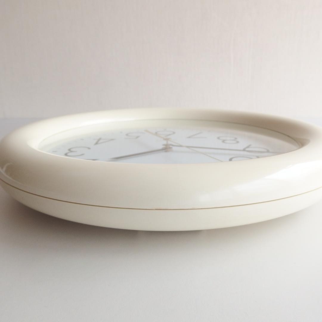 SEIKO 白い掛け時計 70-80s