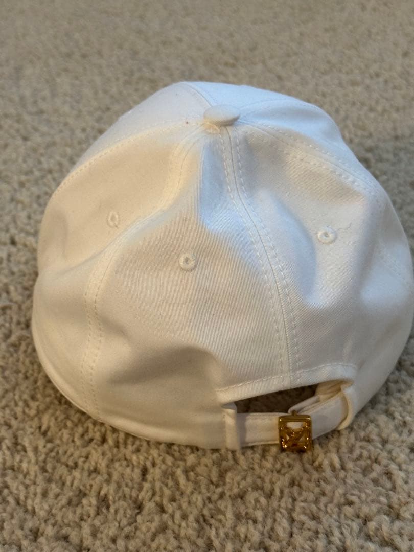 LOUIS VUITTON ルイヴィトン キャップ M7592L 白 ピンク