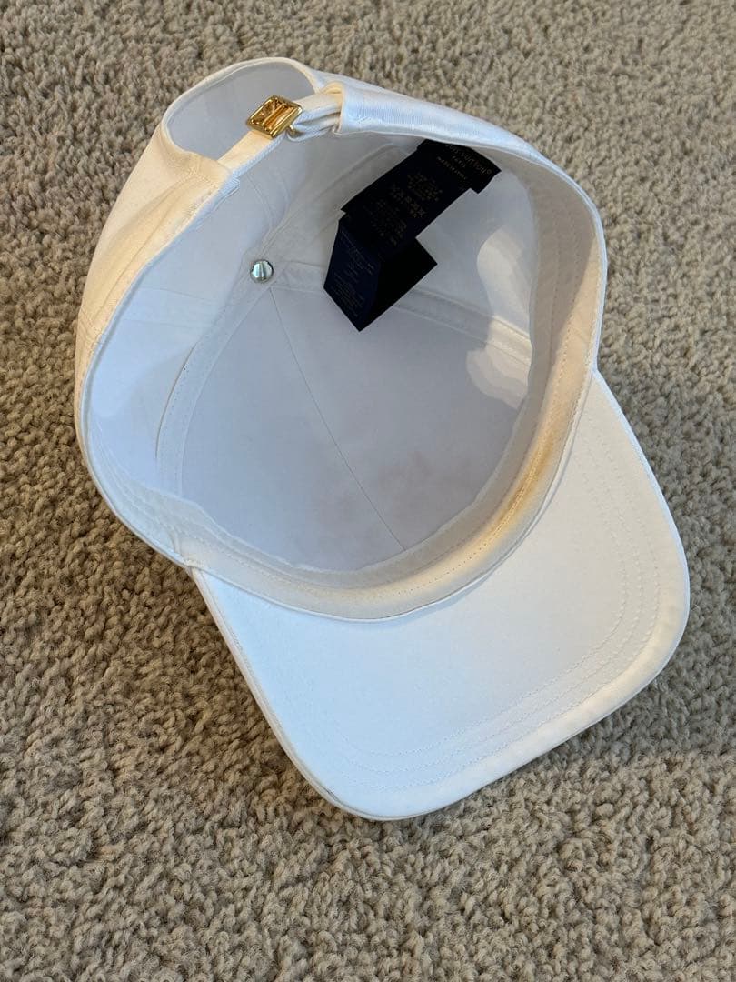 LOUIS VUITTON ルイヴィトン キャップ M7592L 白 ピンク