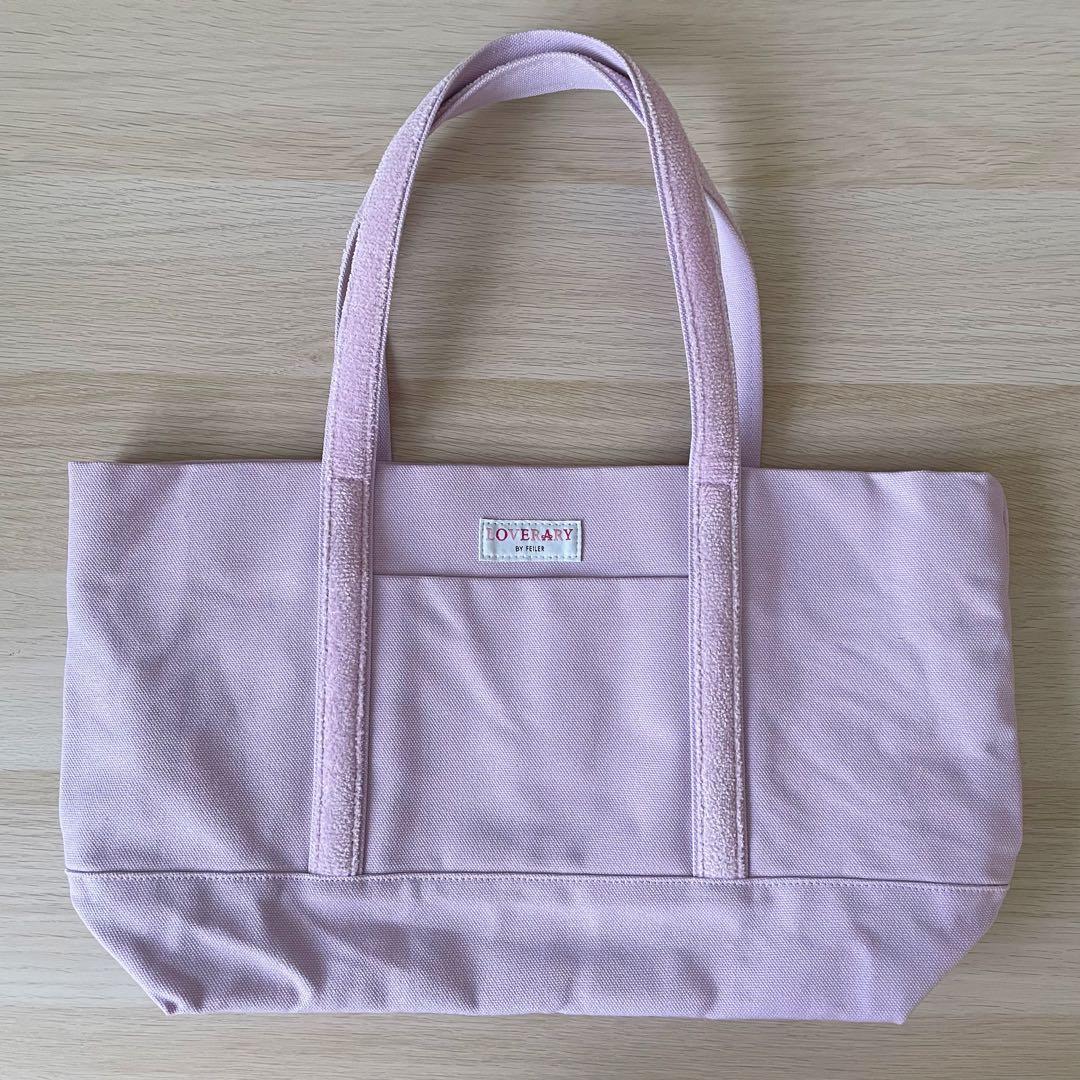 FEILER オールドテディガール ワッペントートバッグ ペールパープル