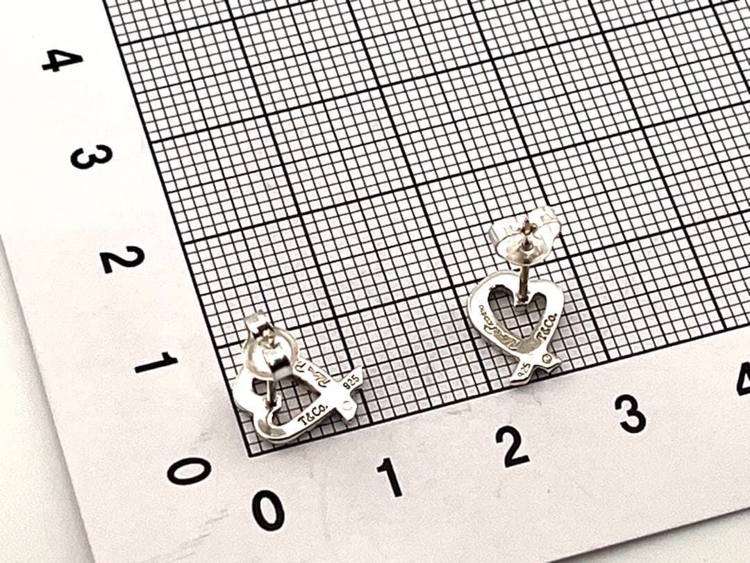 c983 美品　ティファニー　ラビングハート　ピアス　パロマピカソ　925