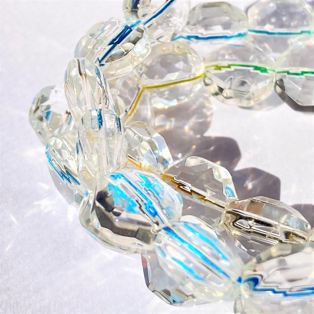 【いつか見た光】水晶 八角形 天然石ネックレス