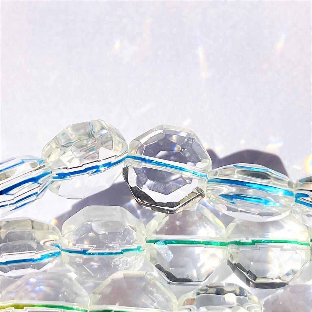 【いつか見た光】水晶 八角形 天然石ネックレス