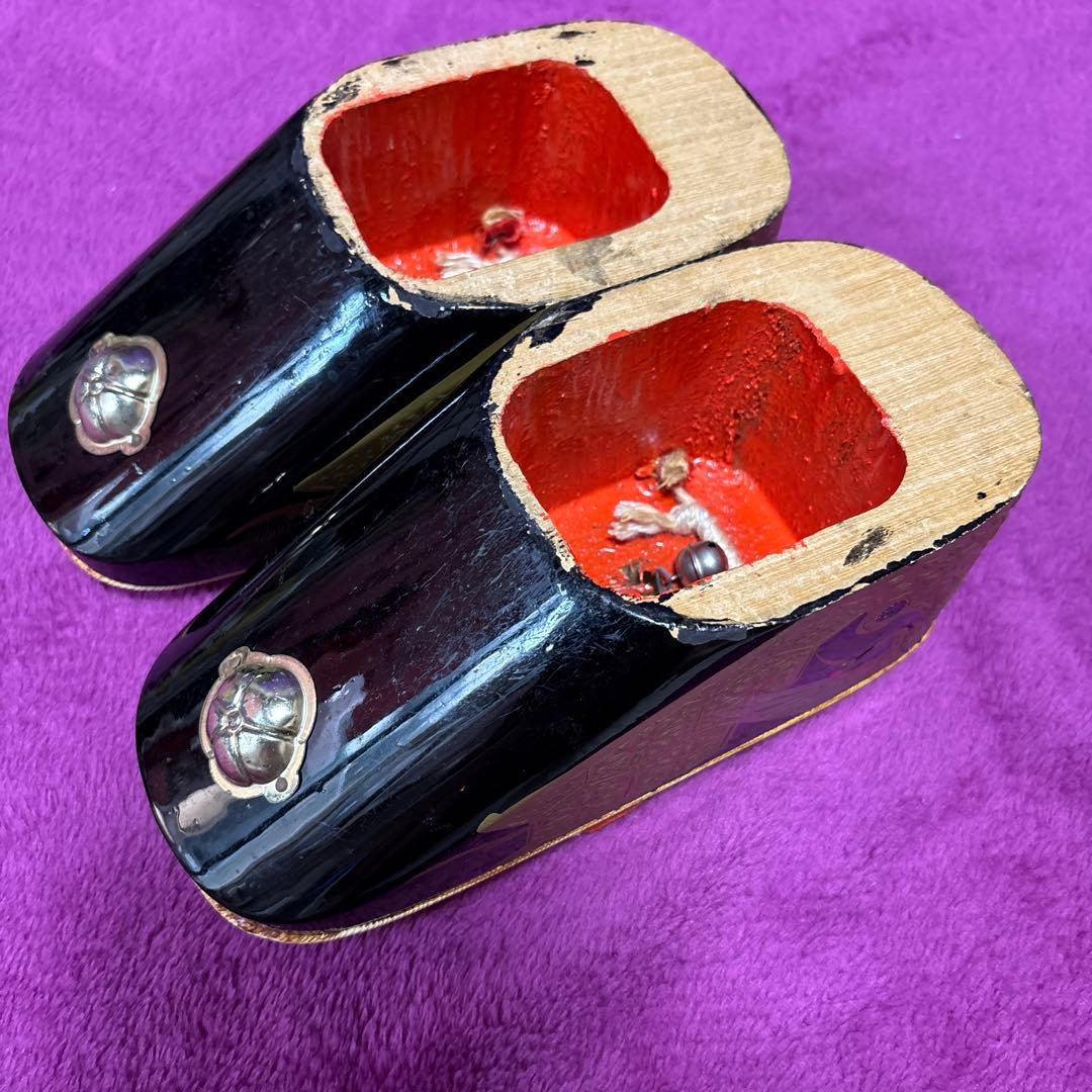 七五三着物セット　7歳　モダンスタイル　黒色　紫色　だらり帯　ぽっくり