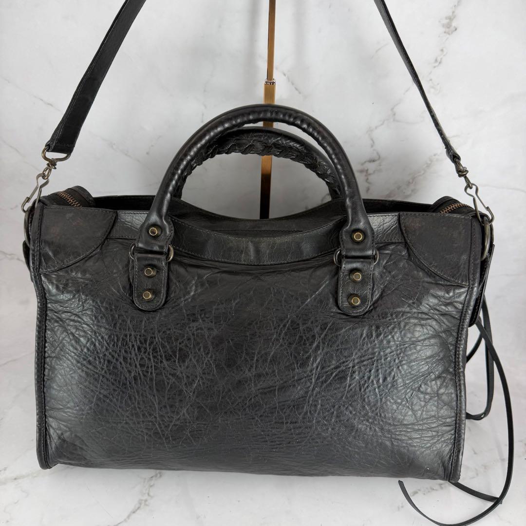 BALENCIAGA シティ クラシック 2WAY ハンドバッグ 115748