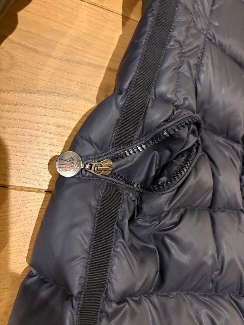 MONCLER フード付きダウンジャケット 00ネイビー