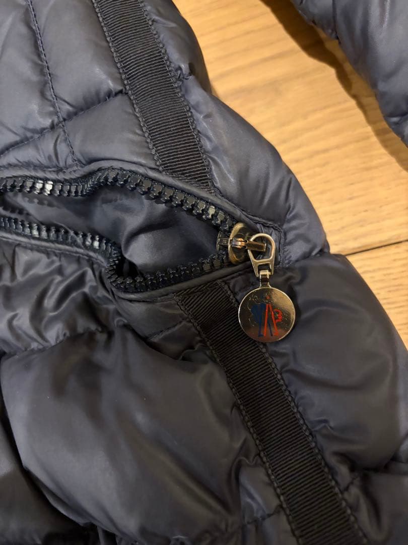 MONCLER フード付きダウンジャケット 00ネイビー