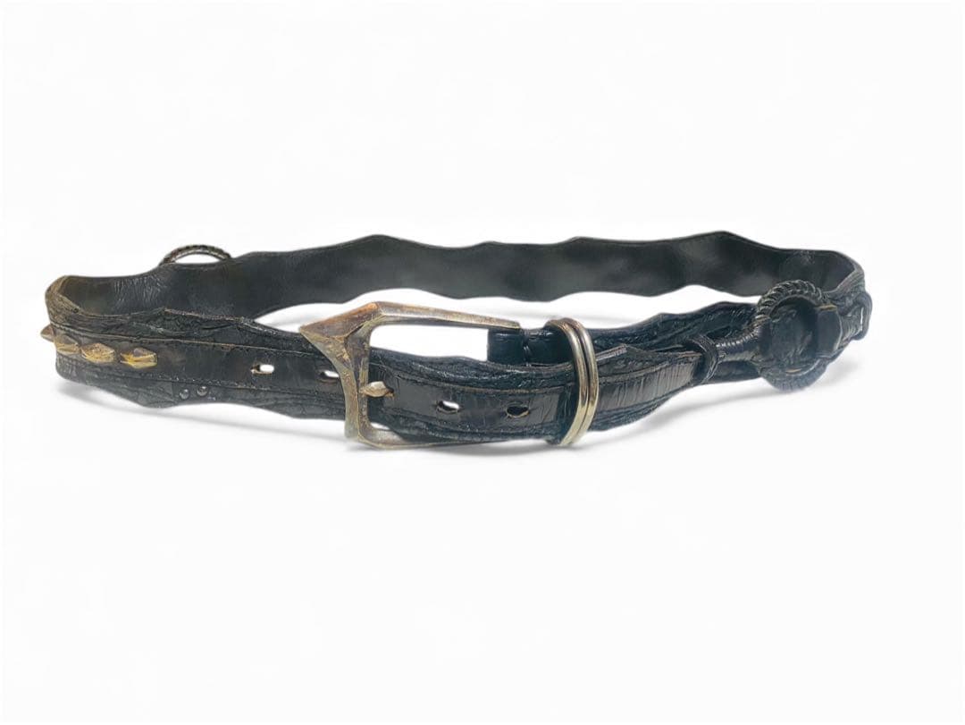 KMRii ケムリ スタッヅレザーベルト