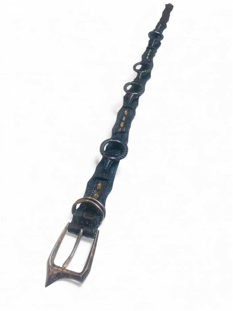 KMRii ケムリ スタッヅレザーベルト