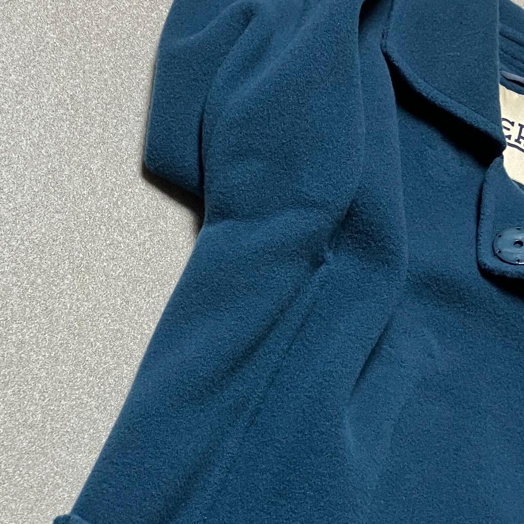 HERNO リバーコート ダブルフェイス ラムウール ロング ブルー ヘルノ