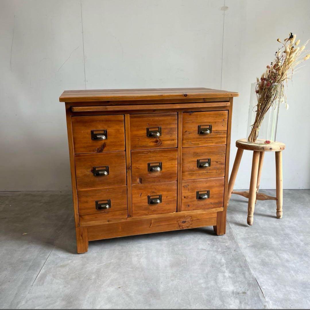 クラッシュゲート　ノットアンティークス　グラムチェスト 3段 9杯800