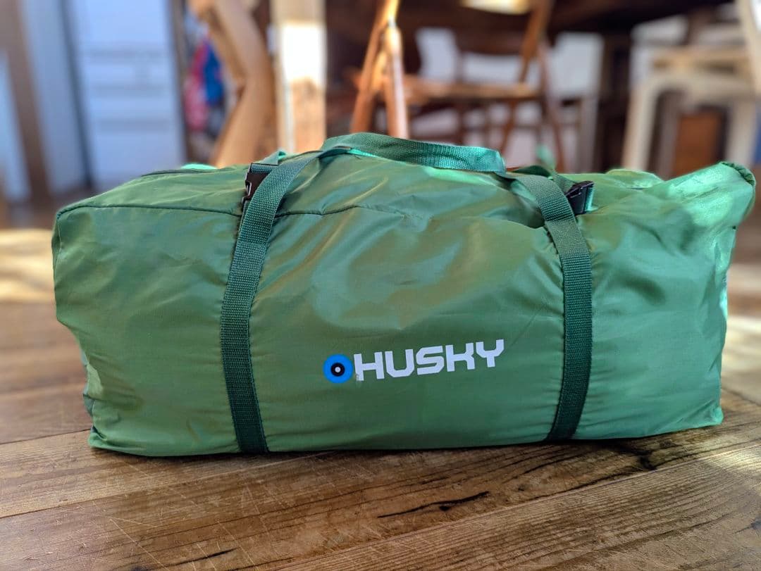 HUSKY Bigless グリーン キャンプテント　5人用