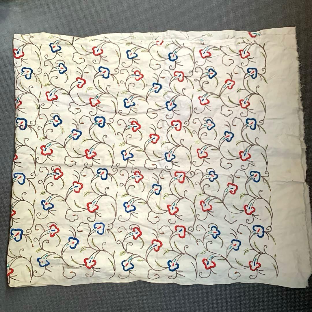vintage 刺繍　ショール ストール