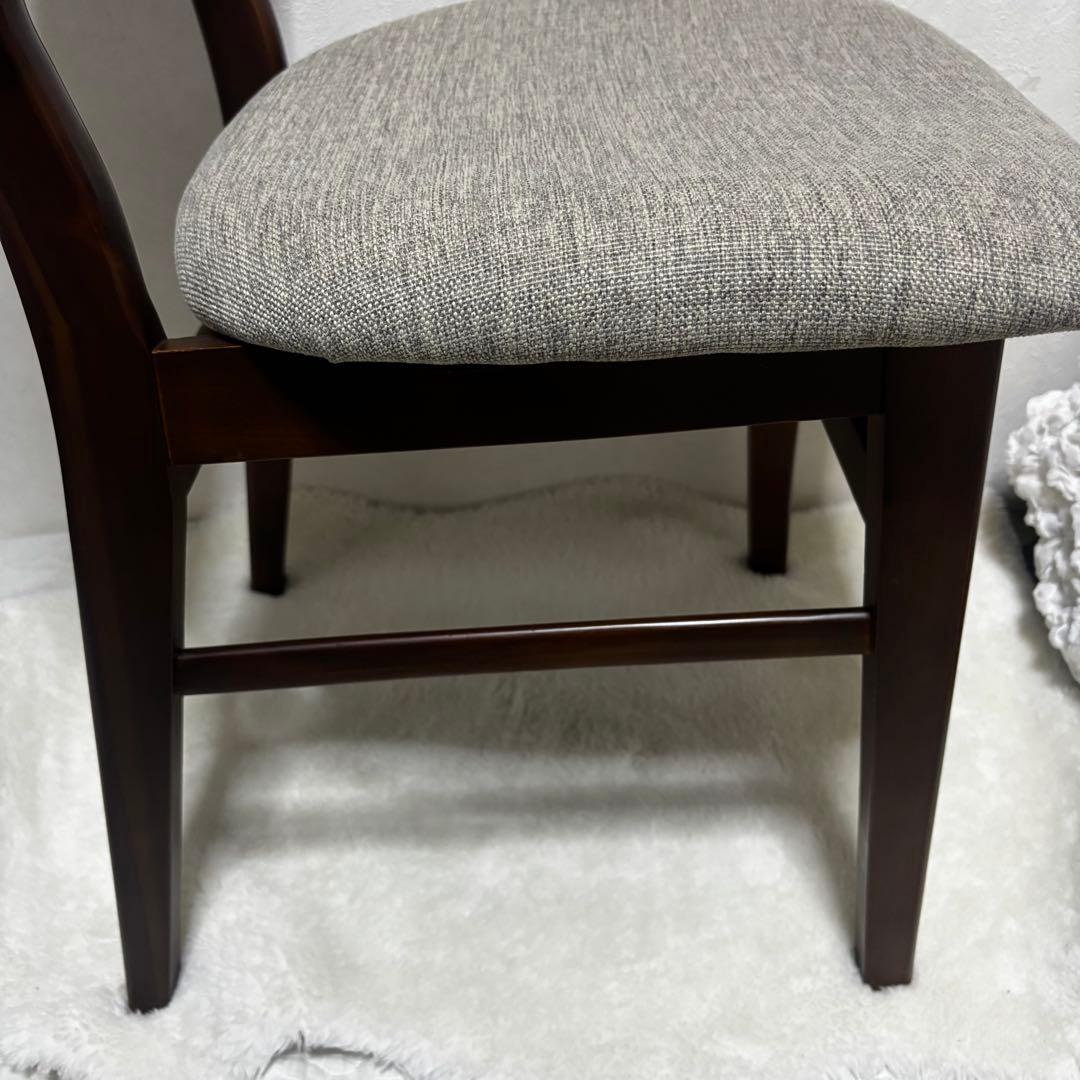 【希少】大川家具 ダイニングチェア 天然木 ウレタン