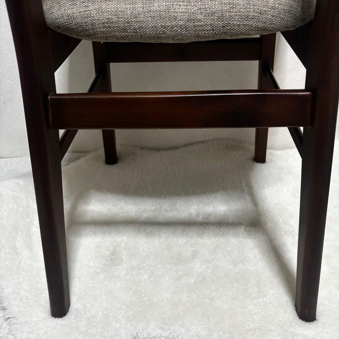 【希少】大川家具 ダイニングチェア 天然木 ウレタン