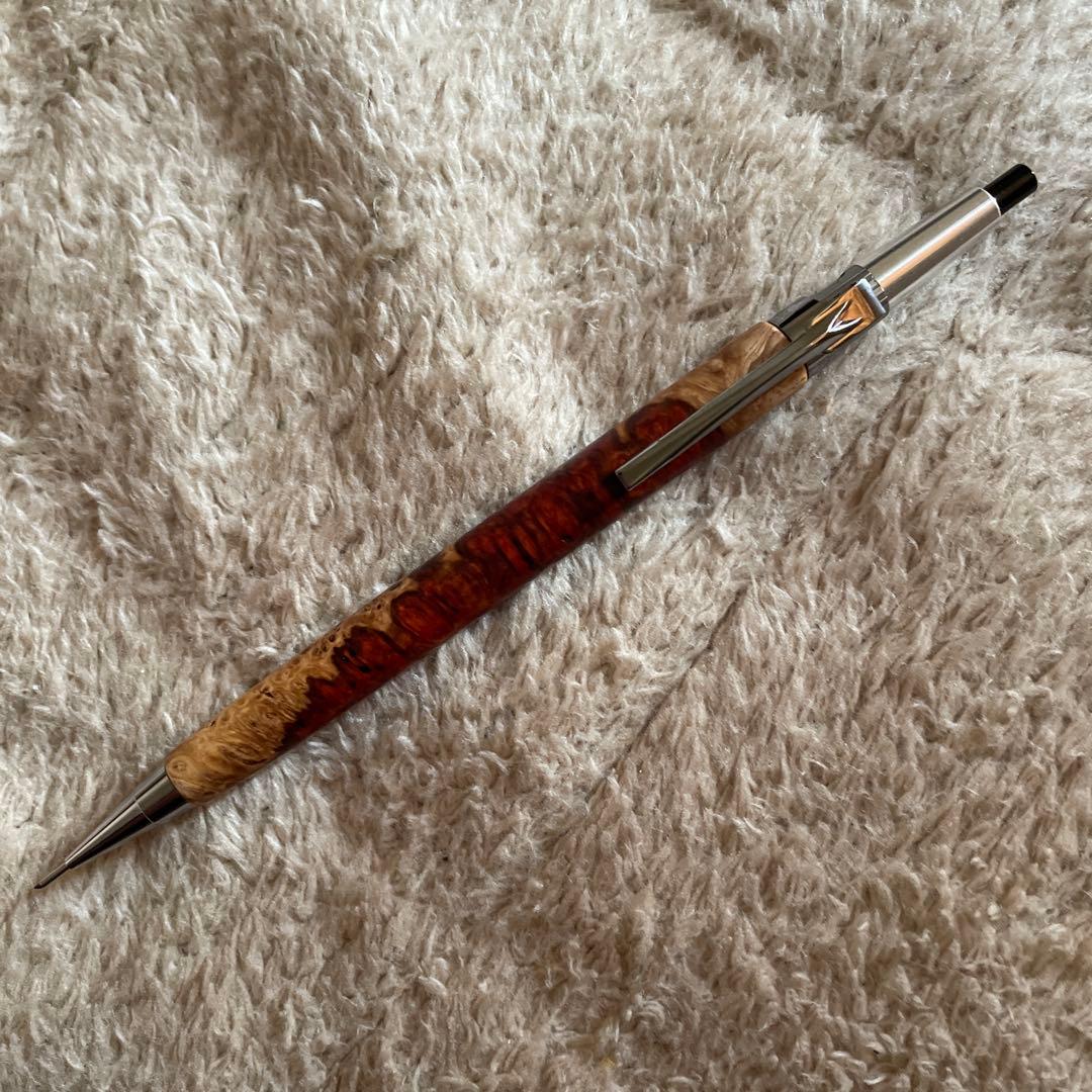 PG5 本花梨紅白瘤杢　シャープペンシル