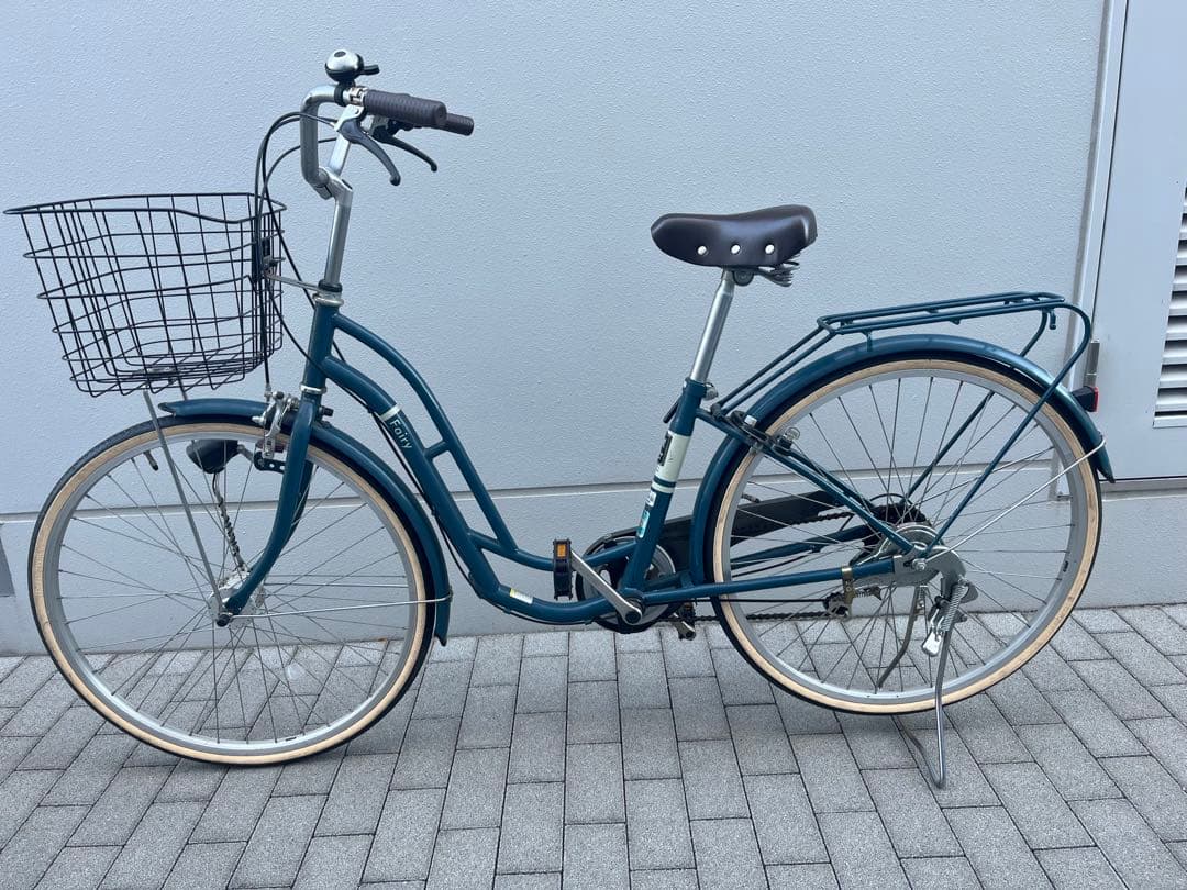 【東京近郊受渡し希望】26インチ自転車　LEDオートライト 6段変速 鍵2個付き