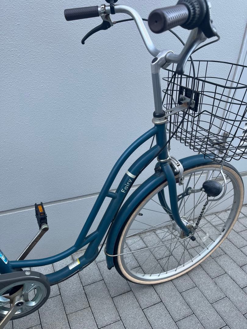 【東京近郊受渡し希望】26インチ自転車　LEDオートライト 6段変速 鍵2個付き