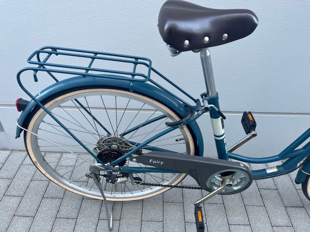 【東京近郊受渡し希望】26インチ自転車　LEDオートライト 6段変速 鍵2個付き