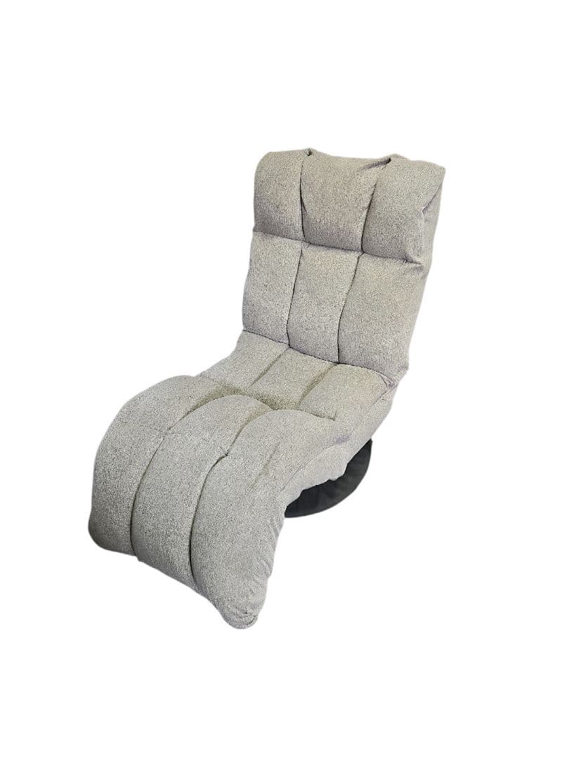 最終値下げグレーのリクライニング座椅子 14段階調整可能