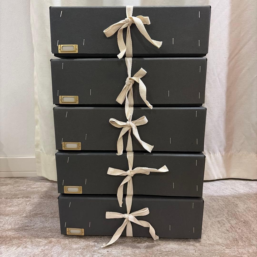 新品未使用 Found Muji コシャー箱 5個セット