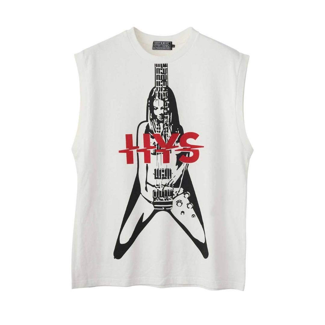 HYSTERIC GLAMOUR ヒステリックグラマーノースリーブTシャツ L