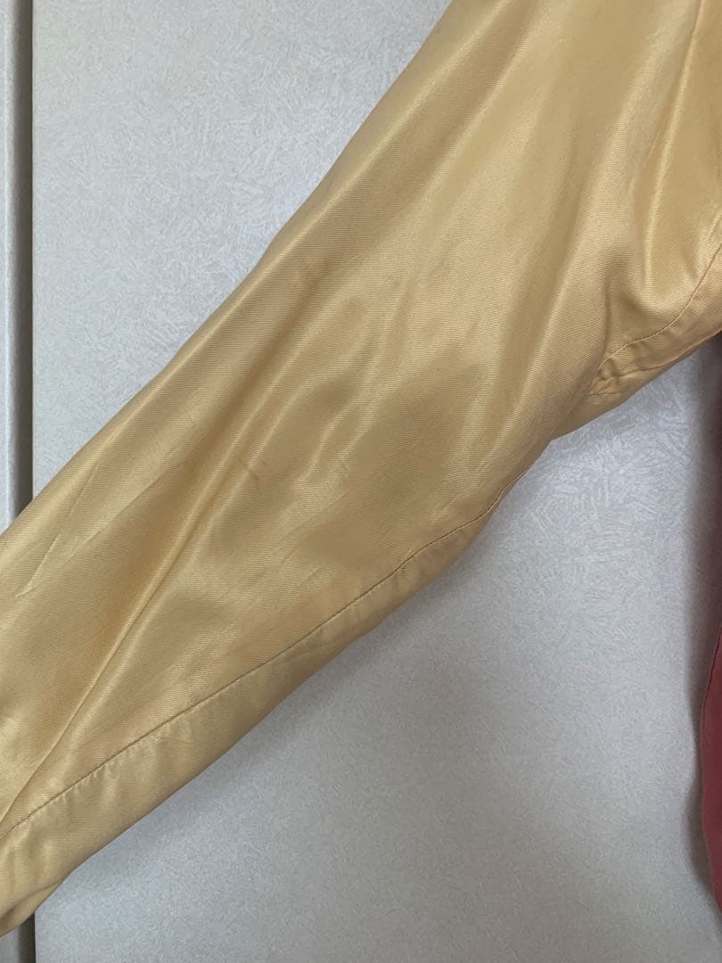 marcoスカジャン ピンク/黒 刺繍デザイン