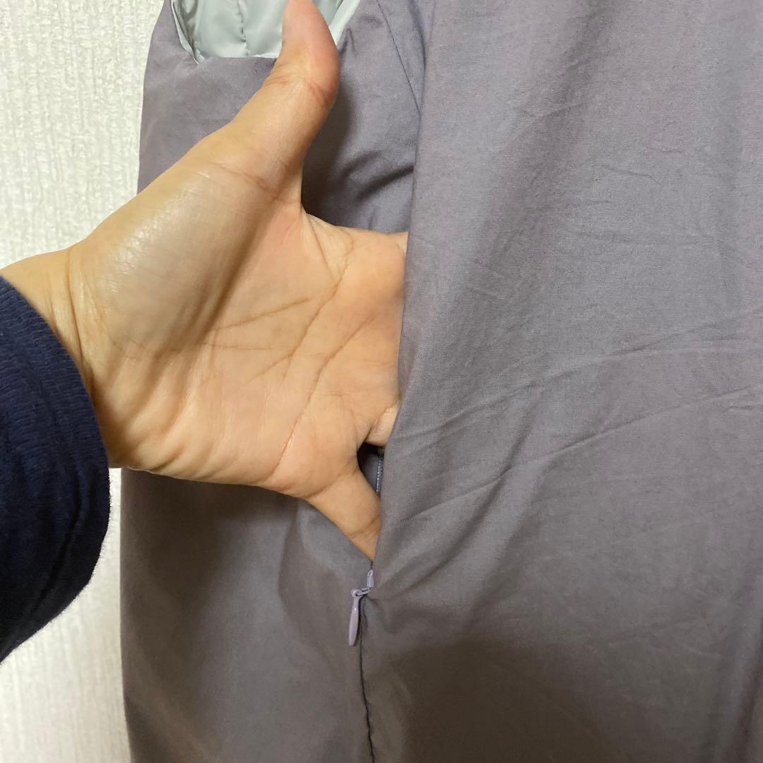 【完売品】ソラモナポッシェ　リバーシブルビッグダウンベスト　薄手