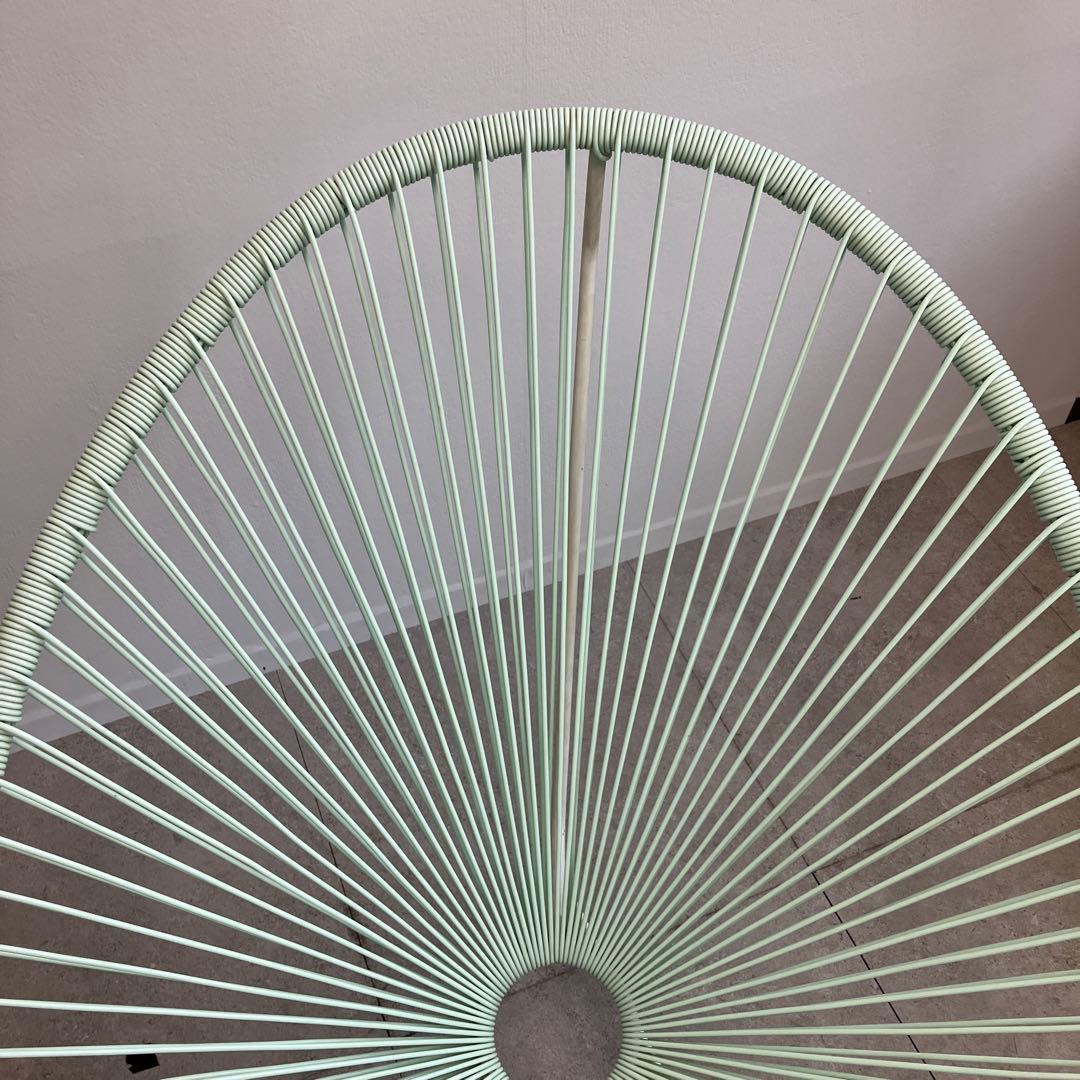 〈引き取り限定〉アカプルコチェア ミントグリーン ロッキング メトロクス