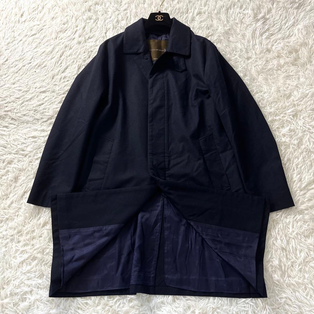 かんちゃんさま　ロロピアーナ ダンケルド ステンカラーコート L 紺色