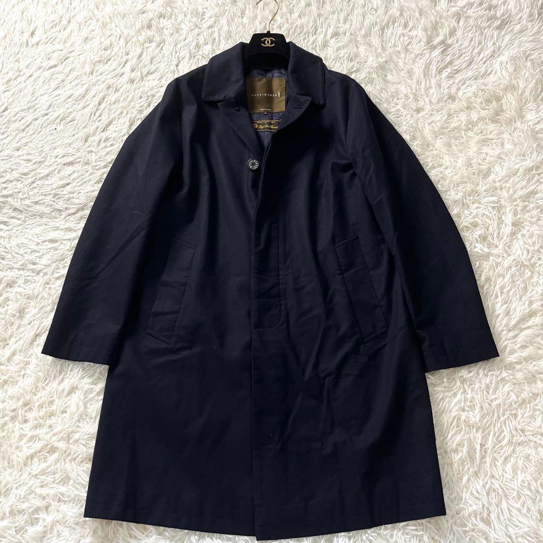 かんちゃんさま　ロロピアーナ ダンケルド ステンカラーコート L 紺色