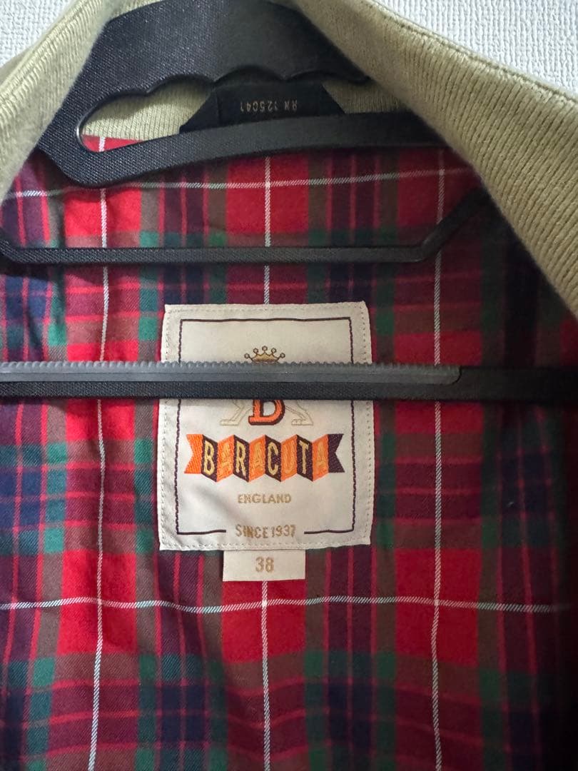BARACUTA バラクータジャケット G9 サイズ38 ハリントン　ベージュ