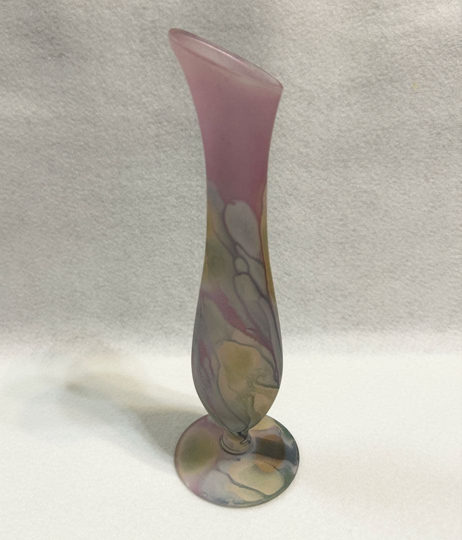 ● Reuven Glass ルーベングラス カナダ ヴィンテージ ガラス花瓶