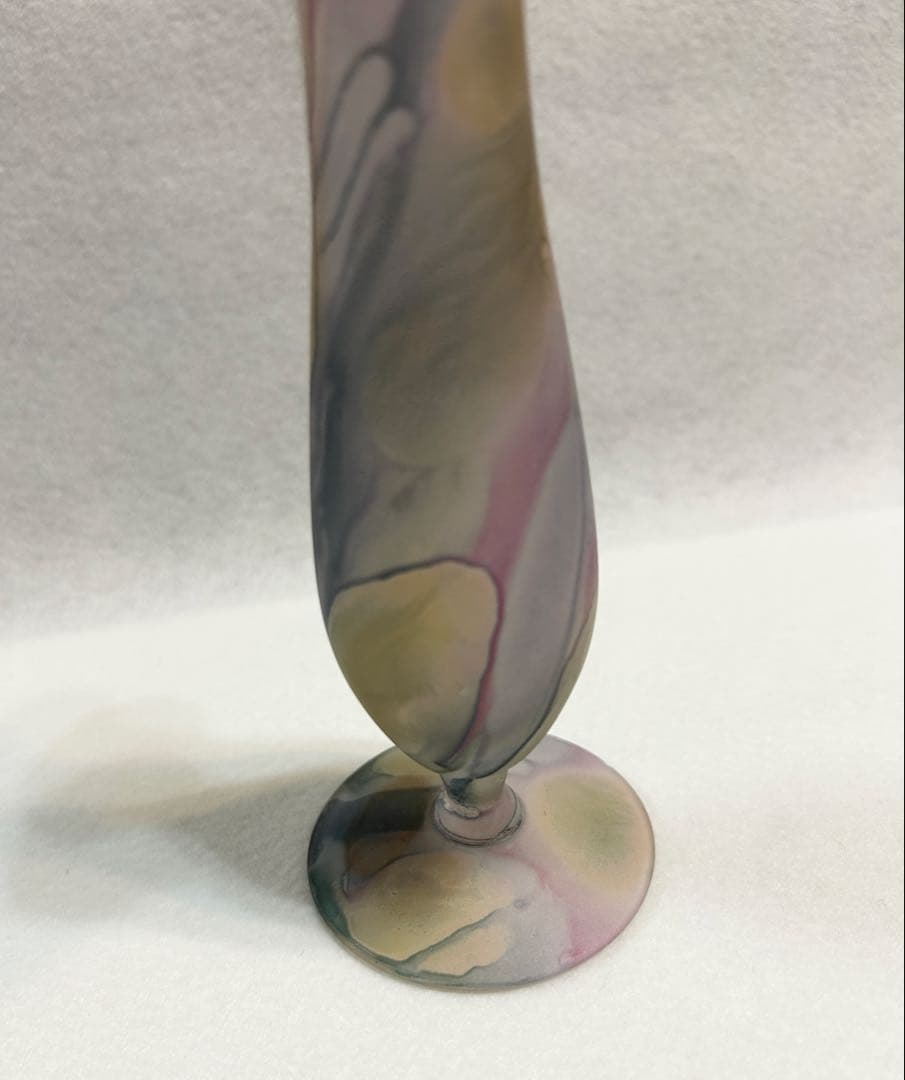 ● Reuven Glass ルーベングラス カナダ ヴィンテージ ガラス花瓶