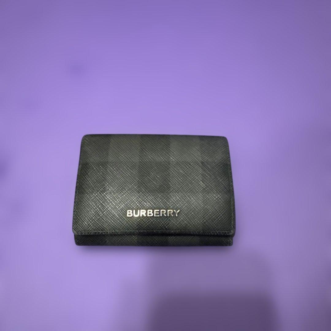 バーバリー三つ折りサイフ