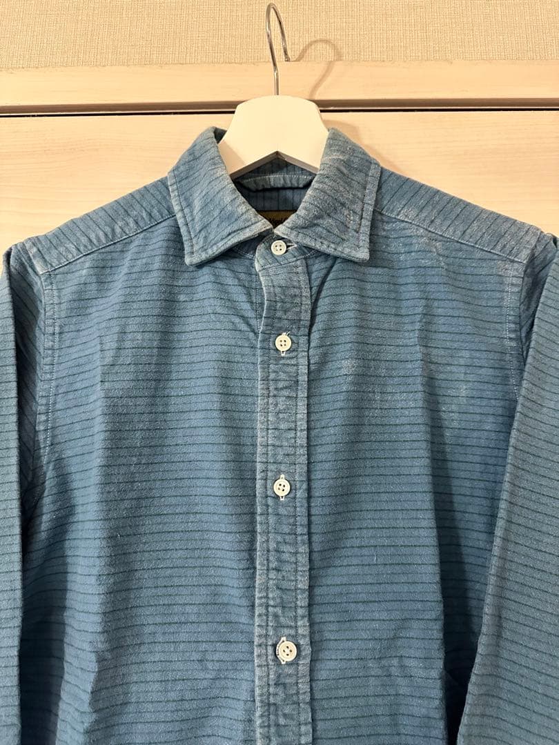 ★限定★レア★インディゴ染め　nigel cabourn シャツ