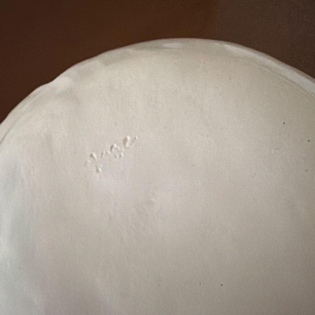 つちのわ　食器　皿　プレート　ミモザ　りんごの木　 石黒美佐緒　中サイズ